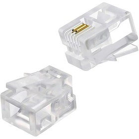 Resim Mn6 Mx508 Rj11 Jack-100 Adet-6p/2c-abs/telefon Soketi-rj11 Konnektör 