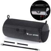 Resim Boatshop1 1 Adet West Bıkıng Bisiklet Ön Tüp Çantası Siyah Büyük 33 81oz Kapasiteli Ayarlanabilir Kayış Reflektif Hafif Bisiklet Çantası Altın 