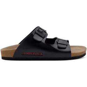 Resim Lumberjack Mendy P 5fx Siyah Anatomik Casual Tokalı Spor Terlik Siyah 