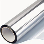 Resim 1 adet Tek Yönlü Ayna Gizlilik Pencere Filmi, Isı Kontrolü Bloklayan Statik Tutuş Cam Tonu Ofis/Ev için, Kolay Uygulanabilir PVC Malzeme, Yarı Mat Bitiş, Yeniden Kullanılabilir, Çağdaş Tarz, Gizlilik Pencere Filmi | Statik Tutuş Pencere Filmi | Koruma Filmi 