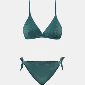 Resim Amarelle Bali Yeşil Dolgusuz Üçgen Bikini Takım Yeşil 