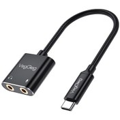 Resim Veggieg V-K105 Type-C 3.5 MM Kulaklık ve Mikrofon Girişli Ses Kartı 
