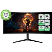Resim Gamepower WQ34 34" 1 ms 180 Hz Curved 2K UWQHD 3440x1440 Gaming Monitör 