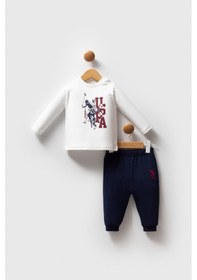 Resim U.s. Polo Assn Erkek Bebek Bordo Takım Usb2564-c-v1 Bordo 