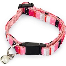 Resim Beeztees Yavru Kedi Boyun Tasması, Zilli, Pembe, 16-32cm 
