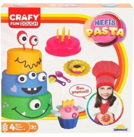 Resim MCM Group Crafy Nefis Pasta Oyun Hamur Seti 200 G 17 Parça 