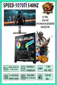 Resim TOPLAMA GAMİNG BİLGİSAYAR RTX 5070 Tİ 540 HZ 27 İNÇ MONİTÖR 