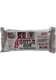 Resim Seramik Hamuru 500 Gr Beyaz Kil Hamuru Soylu Seramik Beyaz Kil Hamuru 1 Adet 