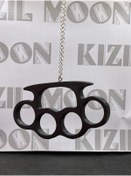 Resim Kızıl Gök Oto Serisine Uyumlu 3d Baskı Plastik Siyah Must Yumruk Süsü 