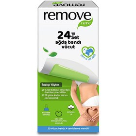 Resim Remove Care Vücut Ağda Bandı İnatçı ve Sık Tüyler 24'lü - Gratis 