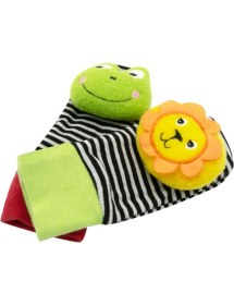 Resim Babyjem Sevimli Arkadaşlarım Çorap Ve Bileklik Aslan & Kurbağa 