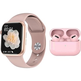 Resim BGGTech Iphone 6 Plus Dtno1 Watch 7 Pro Max Akıllı Saat + Inpods Bluetooth Kulaklık 