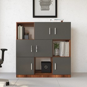 Resim Robin Home Verona G Ofis Klasör Dolabı Kitaplık 