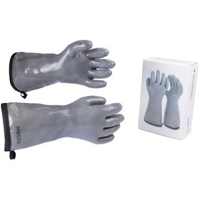 Resim Igrıll Silikon Fırın Eldiveni Isıya Dayanıklı Mutfak Eldiveni 