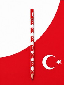 Resim Türkiye Desenli Kurşun Kalem 2b Fatih 12 Adet Çok Renkli 
