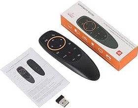 Resim Socobeta Sesli kumanda Air-Mouse 2.4G kablosuz ses hava faresi klavye uzaktan kumanda jiroskop ile TV Box PC için 