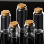 Resim Şeffaf Dibekli Cam Test Tüpü Şişesi, Düdüklü Şişe, Dilek Şişesi, Düz Şişe 