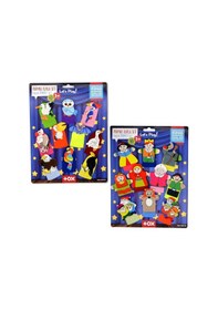 Resim 2 Set - 20 Parça Tox Masal Kahramanları ve Uçan Hayvanlar Parmak 