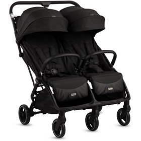 Resim Kraft Duplo İkiz Bebek Arabası - Siyah - Siyah / Standart 