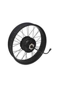 Resim Ape Ryder Gibbon Elektrikli Bisiklet Orijinal Arka Jant Ve Motor Siyah 