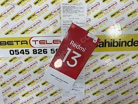 Resim SIFIR KAPALI KUTU XİAOMİ REDMİ 13 8/256 GB BETA TELEKOM 