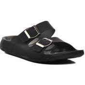 Resim Ayakmod Ayakmod 66.001 Siyah Çift Bantlı Erkek Terlik 001 