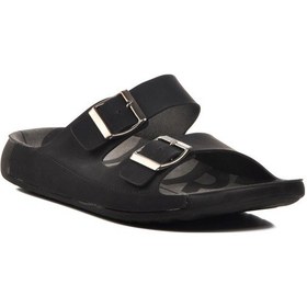 Resim Ayakmod Ayakmod 66.001 Siyah Çift Bantlı Erkek Terlik 001 