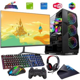 Resim ROGAME I5 13400f 16gb Ddr4 480ssd 4gb Gtx1650 24" Monitörlü Oyun Bilgisayarı (GAMİNG SET) 