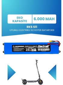 Resim Rks S11 Uyumlu Batarya 36v 6.000mah 