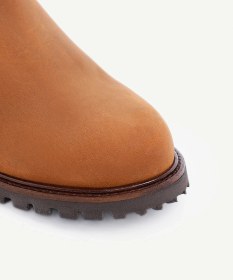 Resim Yargıcı İnce Tabanlı Yumuşak Deri Bot 25kkay4009x 057 Taba 