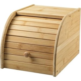 Resim Bambu Ekmek Kutusu, Ekmeklik Dolabı , Dar Alan Bambu Ekmeklik 27 * 20 cm 