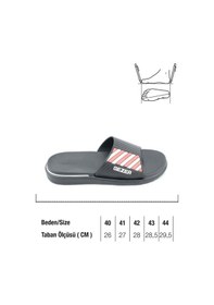 Resim Gezer Yazlık Erkek Eva Ev Banyo Bahçe Havuz Plaj Terlik Siyah 