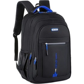 Resim Honeybeeshop Erkek Ve Kadın Siyah Laptop Çantası Bj9977 Mavi Ayarlanabilir Askı Çok Bölmeli Diğer 
