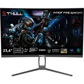 Resim THULL Vision 23,6'' 1ms 200hz Freesync Fhd Led (HDMI DP) Va Frameless Curved Gaming Monitör Tg-vsn23 