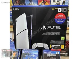 Resim SLIM SONY PLAYSTATION 5 1TB Digital 2YIL GARANTİLİ ADANA OYUN D. 