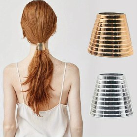 Resim Şık Minimalist Saç Manşet - Tek Plastik Püskül Saç Halkası - At Kuyruğu ve Örgüler için Şık Aksesuar, Düz Renk, 14+ Yaş İçin Uygundur 