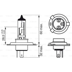 Resim BOSCH 1987301109 AMPUL P43T GIGALIGHT PLUS 120 12V H4 