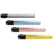 Resim WEB TONER WT-TN514-SET,MİNOLTA TN514 BİZHUB C458 106K SAYFA 4 RENK (CMYK) MUADİL TONER 
