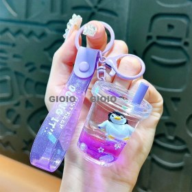 Resim Silver1 Yeni Sevimli Çizgi Film Işıklı Işık Kulomi Büyük Kulak Köpek Hediye Kutusu Anahtarlık Araba Okul Çantası Dıy Kolye Hediye (Yurt Dışından) 