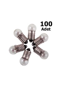 Resim 100 Adet, Mini Ampül, Deney Setleri Için, 2,5 V Sarı Ampul, Lamba 