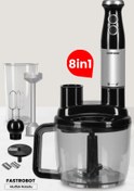 Resim GoldMaster Fastrobot İnox Paslanmaz Çelik 8 in 1 Çok Amaçlı Mutfak Robotu Multi Blender Seti 