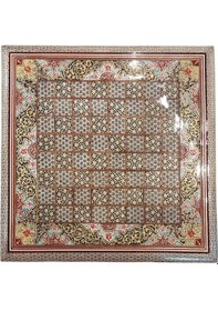 Resim İran In El İşlemesi Hatem Satranç Çekmeceli Ebat: 42 X 42 Cm Renkli 
