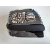 Resim AYFAR 2001-2005 Fiat Doblo Far Lambası Sağ Elektrikli-Motorsuz-Siyah 8Fişli (Siyah Bandlı)(H1-H7) (Ayfar) 