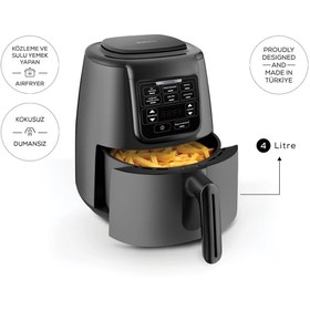 Resim Karaca 3 ü 1 Arada, Ev Yemeği, Közleme, Fırın, Izgara SULU YEMEK Fonksiyonlu Zamanlayıcılı Airfryer 