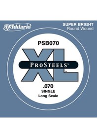 Resim D'addario Psb070 Prosteels Bas Gitar Tek Teli - .070 Profesyonel 