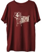Resim TOP GLORY Ngu Baskılı Penye Boks Sporcu T-shirt 