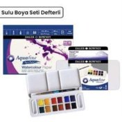 Resim Anka Art Daler Rowney Aquafine Travel Set 12li Plastik Kutu Defterli 