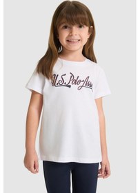 Resim U.s. Polo Assn. Kız Çocuk Beyaz Tişört 50325697-vr013 