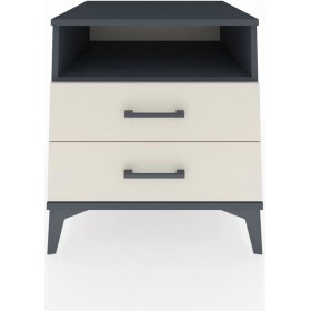 Resim Kronos Komodin Tek Raflı 2 Çekmeceli 60X59X64 Antrasit-Aytaşı 