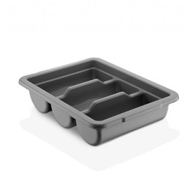 Resim GastroPlast GK-03 3 Bölmeli Kaşıklık, Gri 